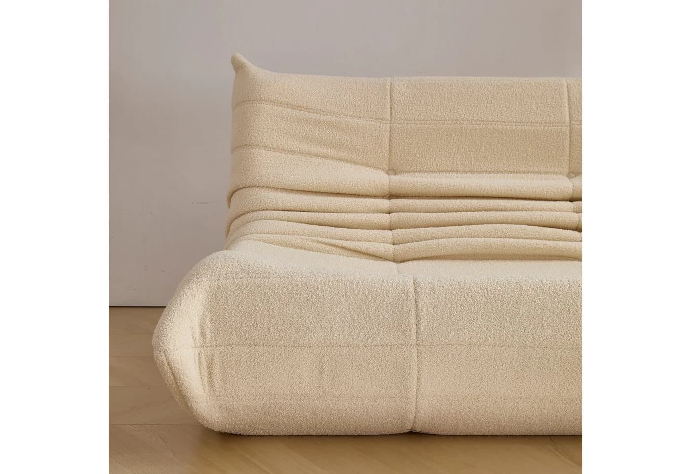 HAUSS SPOLE Sitzsack 2-Sitzer Lazy-Sofa Beige Modernes Design - Bild 5