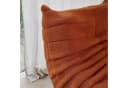 OKWISH Sitzsack Einzelsofa Orange Teddyfleece Bild 5