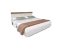REDOM Holzbett Doppelbett Kiefernholz Weiß Bild 2