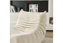 MODFU Sitzsack Einzelsofa Beige Teddyfleece Bild 5