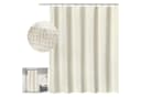 OKWISH Duschvorhang Beige Wasserabweisend Anti-Schimmel Bild 2