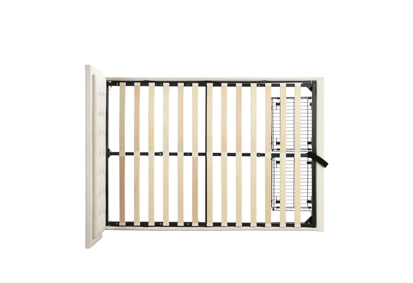 OKWISH Polsterbett 140x190 mit Stauraum und Lattenrost - Bild 5