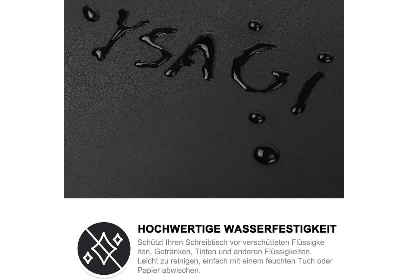 HAUSS SPOLE Schreibtischunterlage Schwarz Wasserdicht - Bild 5