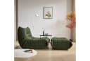MODFU Sitzsack Sofa Einzelsofa Wohnzimmer Teddyfleece Grün Bild 4