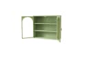 OKWISH Hängeschrank mit Glastüren und 3 Ebenen Bild 2