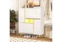 MODFU Schuhschrank mit Hochglanzfront und LED-Licht Bild 4