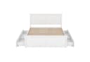 OKWISH Funktionsbett mit Schubladen Weiß Holz Bild 3