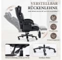 BBWL Drehstuhl XXL Chefsessel Massage Heizung PU-Leder Bild 5