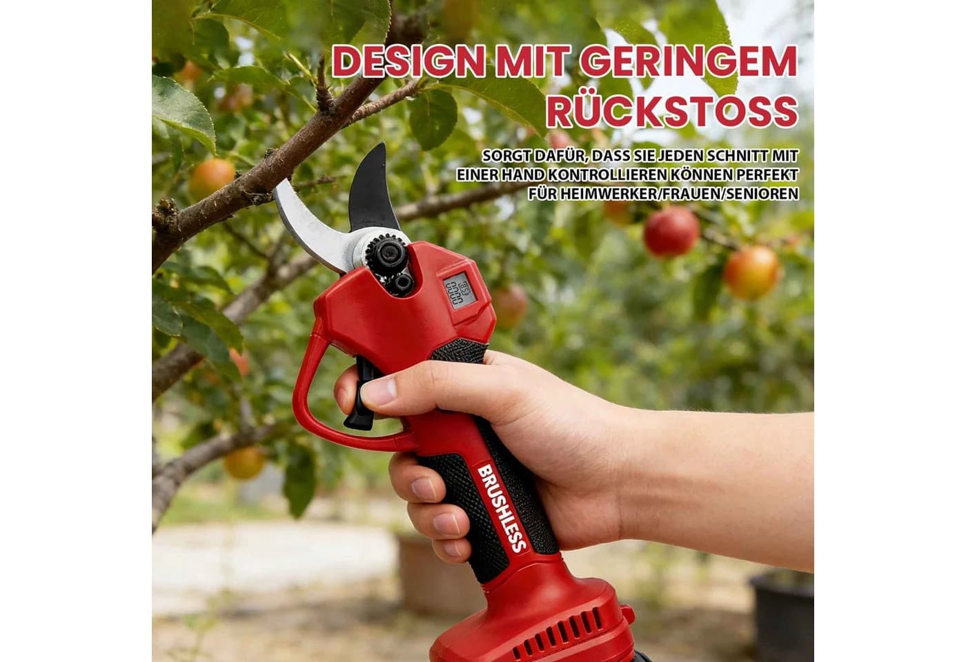 BBWL Akku-Astschere 300W mit 3 Schnittgrößen - Bild 4