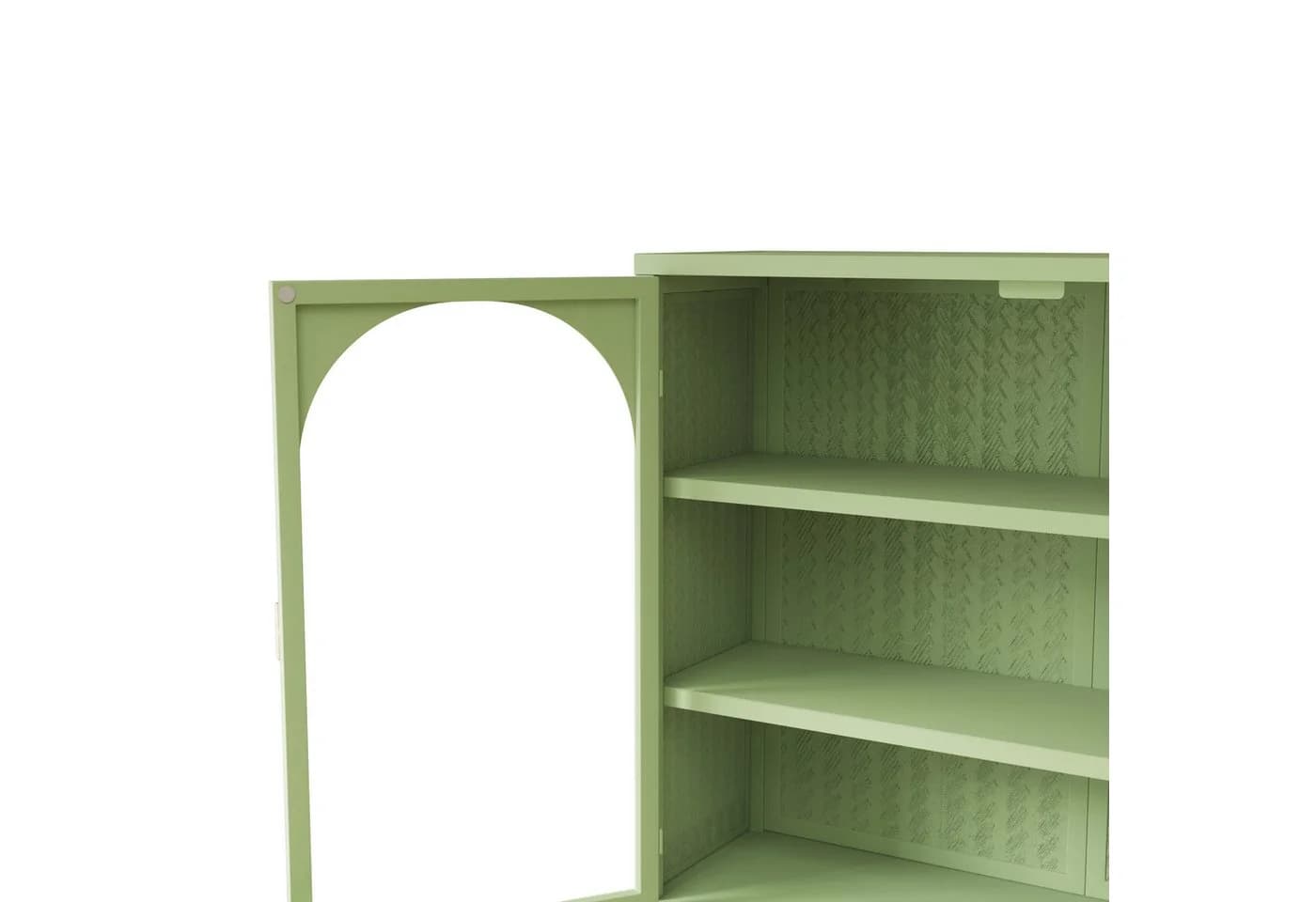 MODFU Hängeschrank 70 cm mit gewebtem Muster und 3 Ablagen - Bild 5