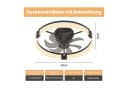 BBWL Deckenventilator mit LED 35W dimmbar & Fernbedienung 3000-6500K Bild 3