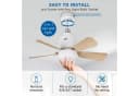 BBWL Deckenventilator mit LED Kugellicht & Fernbedienung Bild 1