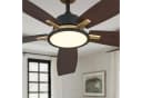 BBWL Deckenventilator LED mit App-Steuerung, dimmbar, 6 Stufen, Timer, 110-240V Bild 1