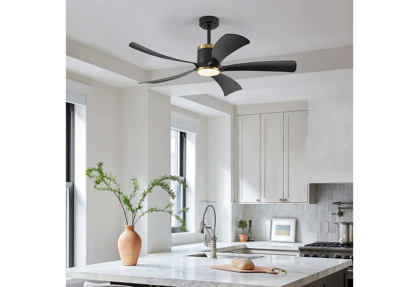 BBWL Deckenventilator LED mit App-Steuerung, dimmbar & Timer - Bild 2