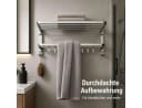 BBG Handtuchhalter Edelstahl 304 58 cm klappbar silber Bild 5