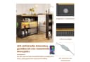 MODFU Ausziehbarer Bartisch mit LED und Stauraum Schwarz Bild 5