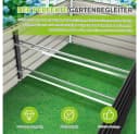 BBWL Hochbeet 2er Set Metall Wetterfest Holzoptik Bild 4