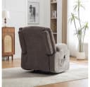 BBWL Elektrischer Relaxsessel mit Massage & Wärme Grau Chenille Bild 5