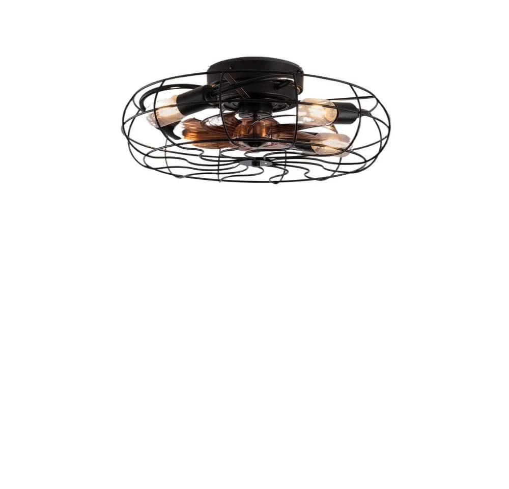 BBWL Deckenventilator 19 Zoll mit Licht, Fernbedienung & 6-Gang DC Motor