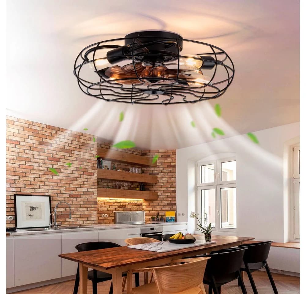 BBWL Deckenventilator 19 Zoll mit Licht, Fernbedienung & 6-Gang DC Motor - Bild 2