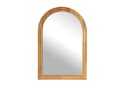 BBWL Gewölbter Wandspiegel aus massivem Holz mit Sicherheitsglas Bild 1