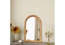 BBWL Gewölbter Wandspiegel aus massivem Holz mit Sicherheitsglas Bild 2