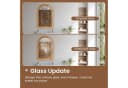 BBWL Gewölbter Wandspiegel aus massivem Holz mit Sicherheitsglas Bild 3
