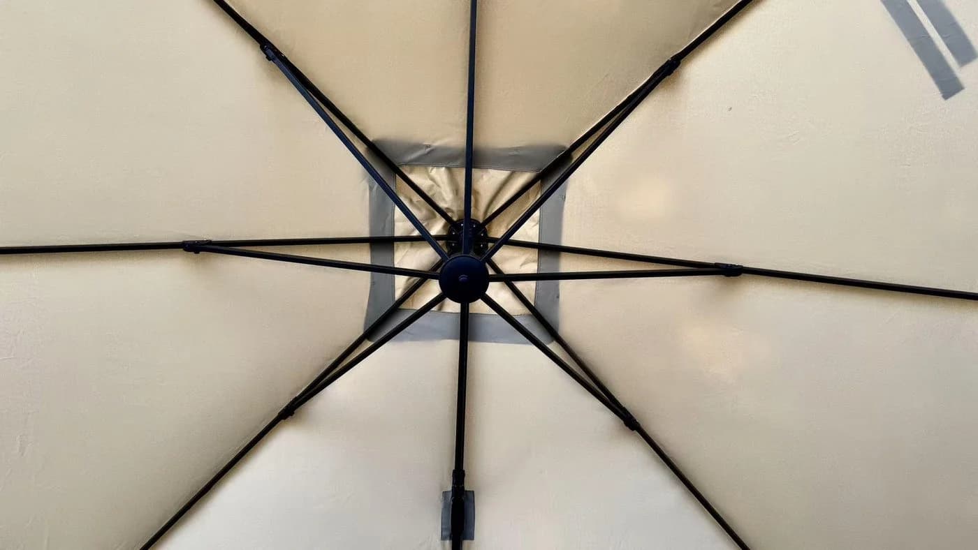 BBWL Sonnenschirm 3x3m Ampelschirm mit 360° Drehfunktion - Bild 3