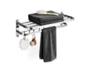 BBG Handtuchhalter 58 cm Edelstahl 2-stufig klappbar mit Haken Bild 1
