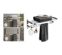 BBG Handtuchhalter 58 cm Edelstahl 2-stufig klappbar mit Haken Bild 2
