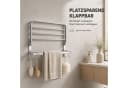 BBG Handtuchhalter 58 cm Edelstahl 2-stufig klappbar mit Haken Bild 4