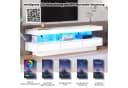 OKWISH TV-Schrank Weiß Hochglanz mit LED-Beleuchtung Bild 5