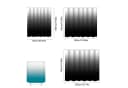 OKWISH Duschvorhang Wasserabweisend Ombre-Design Inkl. Haken Bild 5