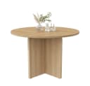 BBWL Runder Esstisch Skandinavisch MDF Beige Bild 1