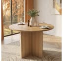 BBWL Runder Esstisch Skandinavisch MDF Beige Bild 5