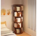 BBWL Drehbares Bücherregal 360° mit 5 Ebenen aus MDF Bild 2