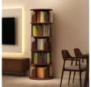BBWL Drehbares Bücherregal 360° mit 5 Ebenen aus MDF Bild 4
