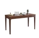 BBWL Schreibtisch mit Schubladen Walnuss Massivholz Mid-Century Bild 1