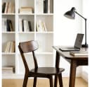 BBWL Esszimmerstuhl 2er Set Massivholz Mid-Century Walnuss Bild 5