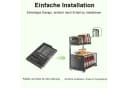 OKWISH Küchenorganizer-Set Unterschrank mit Schublade, Metall, Schwarz Bild 5