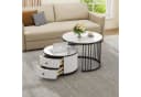 MODFU Couchtisch-Set in Nestform mit Marmoroptik Bild 2