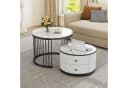 MODFU Couchtisch-Set in Nestform mit Marmoroptik Bild 4