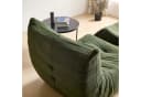 STILVORA Sitzsack Relaxsessel Indoor-Lazy Sofa mit Fußstütze Grün Bild 4