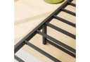 STILVORA Jugendbett Metallbett mit Steckdose und gepolstertem Kopfteil Bild 5