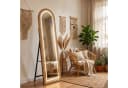 BBWL Ganzkörperspiegel LED Bogenform Holzrahmen 160x50cm Bild 1