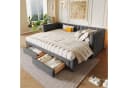 HAUSS SPOLE Schlafsofa 90/180x200cm Grau Bild 2