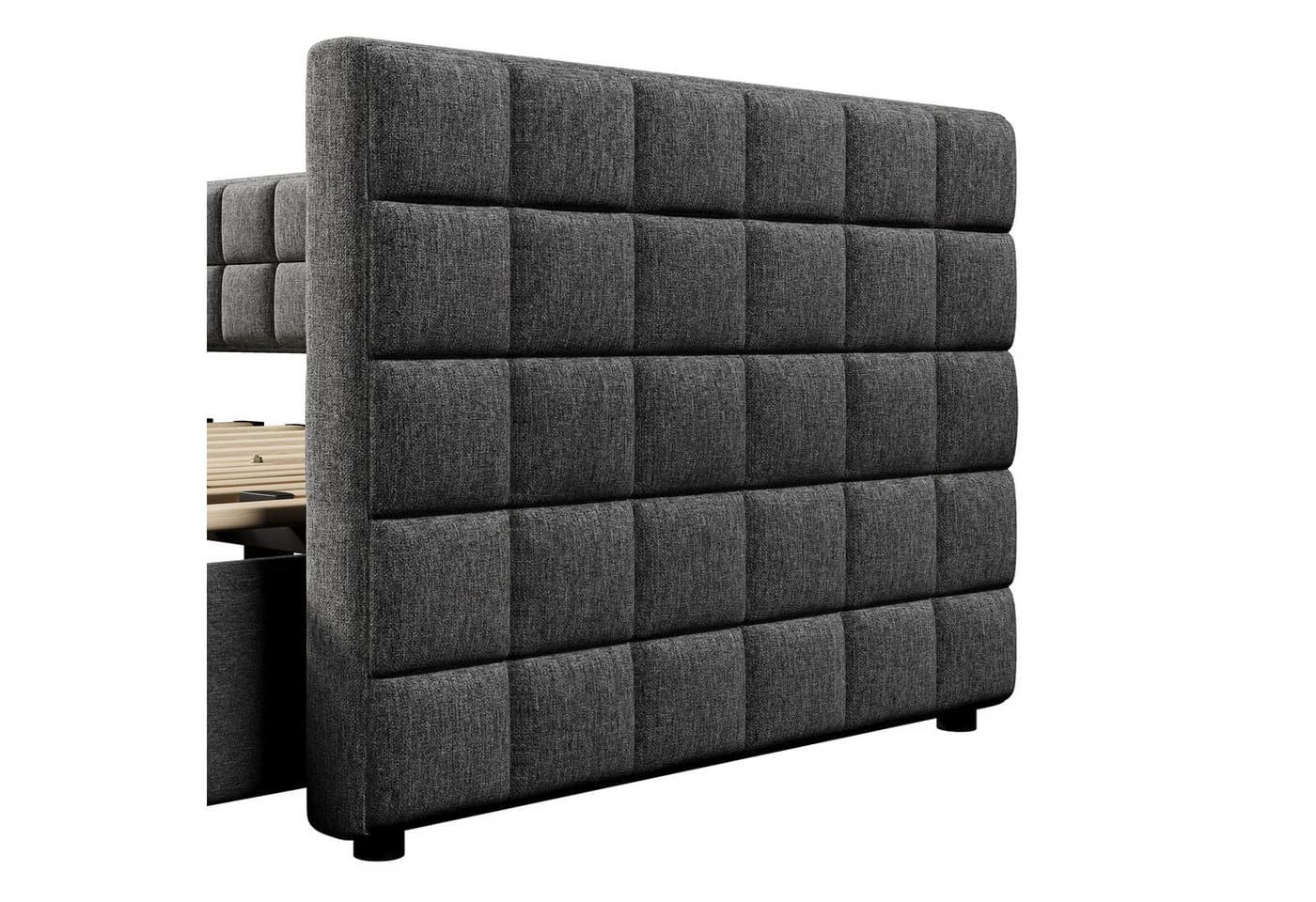 HAUSS SPOLE Schlafsofa 90/180x200cm Grau - Bild 5
