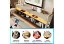 REDOM Polsterbett Modern mit LED, USB & Stauraum Beige 180x200 Bild 5
