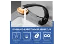 OKWISH Waschtischarmatur Wasserfall Schwarz Einhebel Messing Chrom Bild 4