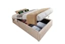 REDOM Polsterbett 90x200 cm mit Bettkasten, USB-Anschluss & Lattenrost Bild 2